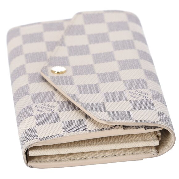 Louis Vuitton Sarah Long Wallet N63208 Azur Damier Canvas - Picture 3 of 6